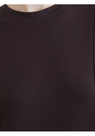 Lc Waikiki Kahverengi Soft Touch Kadın Sweatshirt Tunik