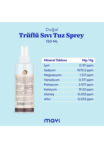Artisan Trüflü Sıvı Tuz 150 Ml