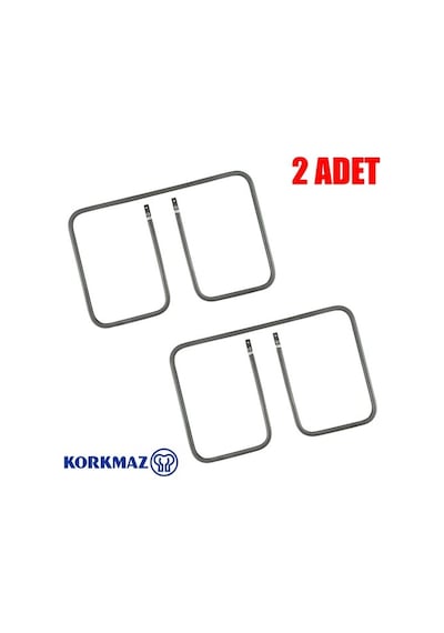 Korkmaz Uyumlu Marka Tost Makinesi Rezistansı 2 Adet - Yüksek Kalite (494205165)