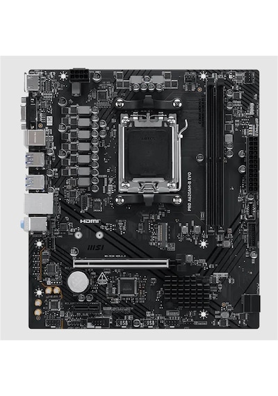 Msı Pro A620am-b Evo Ddr5 6800mt/s 1xhdmı 1xvga 1xm.2 Usb Matx Am5 Amd Am5 9000/8000/7000 Seri İle