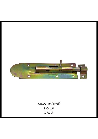 Mavzer Sürgü No: 16 Sarı