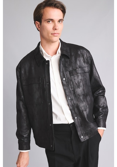 Defacto Ultra Yumuşak Slim Fit Gömlek Yaka Çift Cep Çıtçıtlı Süet Mont H2121ax26aubk27 Siyah-bk27 Defacto Ultra Yumuşak Slim Fit Gömlek Yaka Çift Cep Çıtçıtlı Süet Mont H2121ax26aubk27 Siyah-bk27
