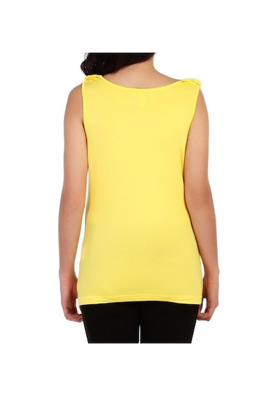 Bulalgiy Kadın Sarı Askılı Tişört - Bga243276 Sarı