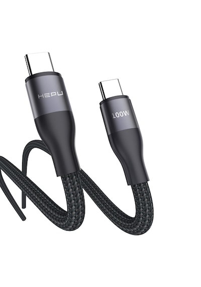 Hepu Hp-502 100w Gücünde Turbo Şarj Ve Veri Aktarımı Sunan Type-c To Type-c Kablo 1 Adet