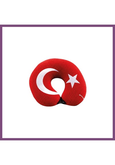 Twin Store Wellmop Bayrak Temalı Arac Boyun Yastıgı 1 Adet Bzstwın