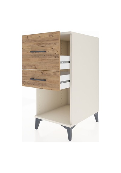 Kronos Komodin 2 Çekmeceli 44x59x96 Aytaşı-çam Aytaşı