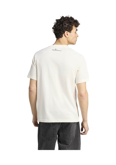 Adidas Erkek T-shirt "mercedes - Amg Petronas Formula 1 Team Sılver Arrows 1955 Graphıc Tee" Ks2256 Beyaz