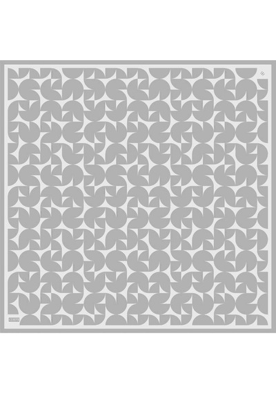 BELLİ Saf İpek Eşarp 4117d02 Twill İpek -5686 - 90 X 90 / Gri Gri
