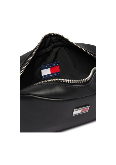 Tommy Hilfiger Kadın Marka Logolu Günlük Kullanıma Uygun Siyah Omuz Çantası Aw0aw19042 Bds