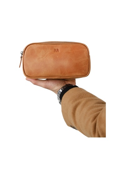 Mft Leather Hakiki Deri Unisex El Çantası Naina 1134 Tiguan Camel