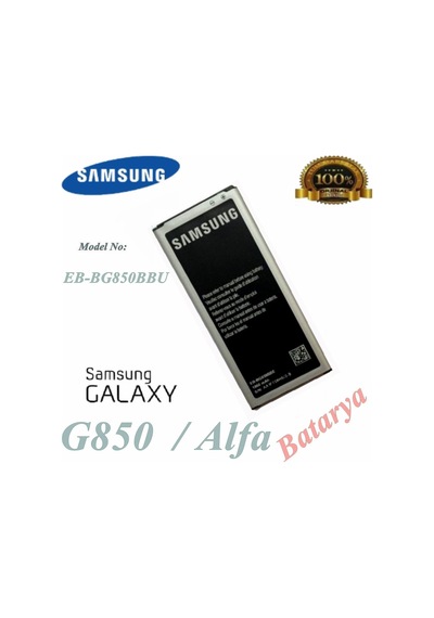 Samsung Uyumlu Galaxy G850 Batarya Eb-Bg850Bbu Servis Ürünü 1860Mah