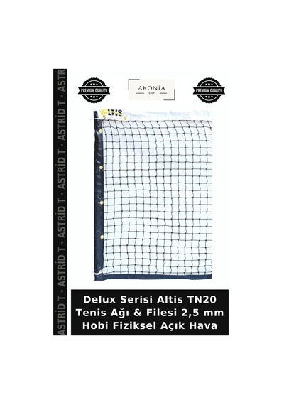 Delux Serisi Altis Tn20 Tenis Ağı & Filesi 2,5 Mm Hobi Fiziksel Açık Hava Çok Renkli
