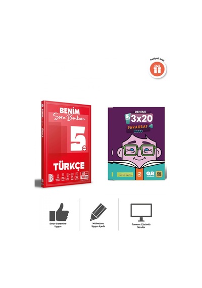 Benim Hocam 2027 5. Sınıf Türkçe Soru Bankası Ve 3x20 Paragraf Deneme Seti Bigelio Yayıncılık