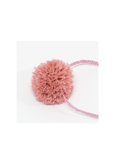 Meri Meri - Pink Pompom Headband - Pembe Ponponlu Taç Çok Renkli