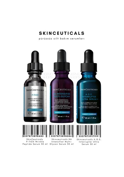 Prüzsüz Cilt Bakım Seti -4 P-tiox 30 Ml - Ha Ulti-glycan 30 Ml - Interrupter Ultra 30 Ml Serum Ds