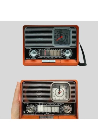 Nostaljik Vintage Radyo Kompakt Ve Dekoratif Tasarım