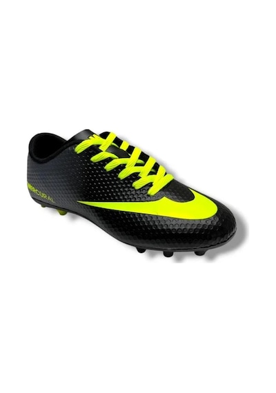 Walked 401-26 Çocuk Çivili Halı Saha Krampon Siyah Sarı 36-39