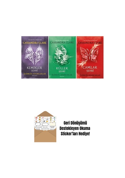 Ölümcül Oyuncaklar Serisi 1-2-3. Kitaplar 3'lü Set + Okuma Sticker'ları