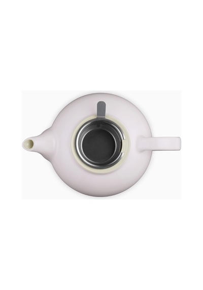 Le Creuset Paslanmaz Çelik Süzgeçli Seramik Çaydanlık, 1.3l Çaydanlıklar Shell Pink Pembe