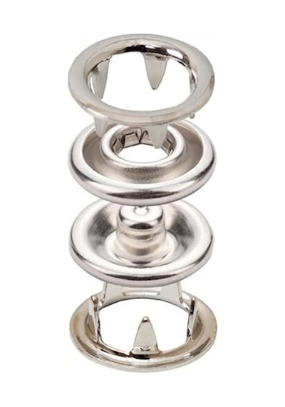 100 Set 9.5 Mm Klikıt Çıtçıt Kalıp Ve Manuel Çakım Kiti Set