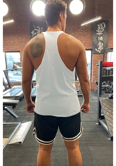 Bluu Punever Gym Fitness Tank Top Sporcu Atleti
