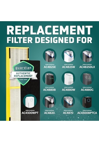 Germ Guardian Flt48254pk Germguardian Flt4825 Hepa Yedek Filtre B, Ac4825e, Ac4300bptca, Ac4850pt, Ac4900ca, Cdap4500bca Genel Germ Guardian Flt48254pk Germguardian Flt4825 Hepa Yedek Filtre B, Ac4825e, Ac4300bptca, Ac4850pt, Ac4900ca, Cdap4500bca Genel