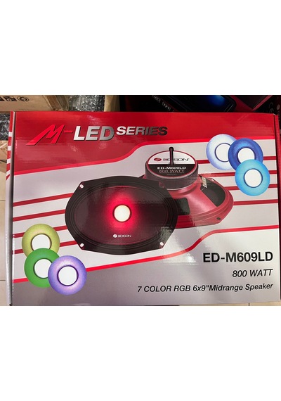 Edison 6x9 Oval Midrange 800 Wat Hoparlör 120 Rms Kumanda Işıklı