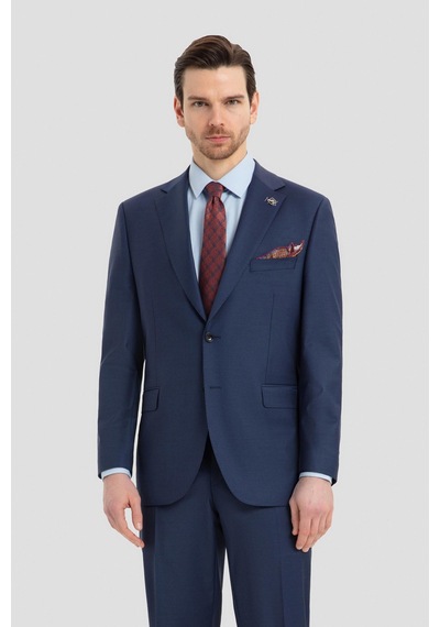 Sabri Özel Erkek Açık Lacivert Dar Kesim Slim Fit Yünlü Çizgili Fleto Kapaklı Cep Çift Yırtmaçlı Tam Astarlı Mono Yaka 4 Drop Takım Elbise Sabri Özel Erkek Açık Lacivert Dar Kesim Slim Fit Yünlü Çizgili Fleto Kapaklı Cep Çift Yırtmaçlı Tam Astarlı Mono Yaka 4 Drop Takım Elbise