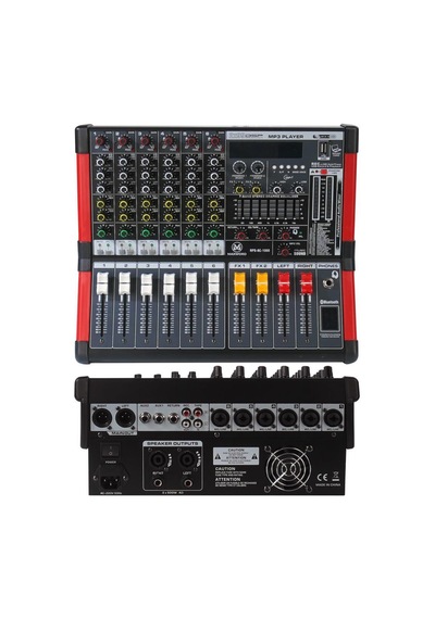 Maxword Rps-6c-1000 Amfili Power Mikser 2x500w Mixer 2x99 Dsp Efektli