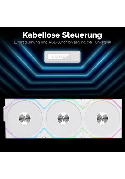 Unı Fan Tl Wıreless 3x120mm Beyaz Kasa Fanı G99.12tl1w3w.00