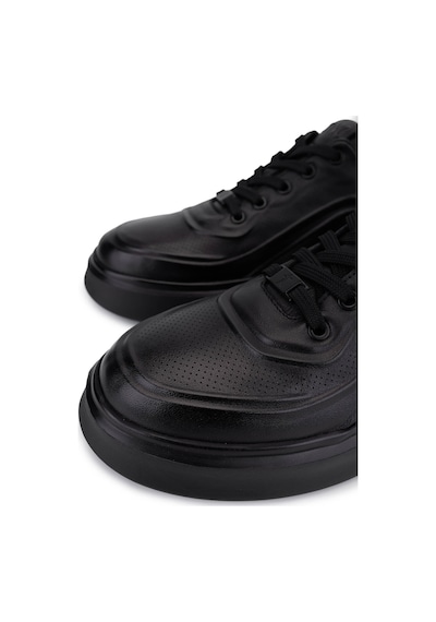 Tamer Tanca Erkek Hakiki Deri Siyah Deri Sneakers & Spor Ayakkabı 298 2850-6e01 Erk Ayk Sk25-26 Sıyah Dr Siyah