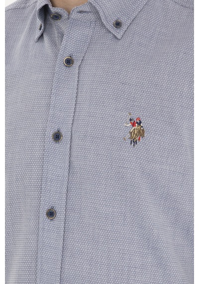 U.s. Polo Assn. Erkek Lacivert Gömlek Basic 50282609-vr033 Lacivert