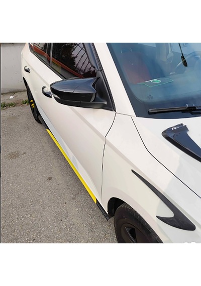 Skoda Fabia Mk3 Batman Yarasa Ayna Kapağı Piona Black Abs 2015-2021 Sinyalli