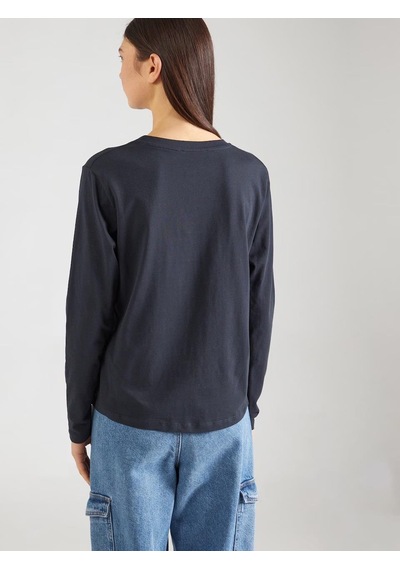 Ltb Jolıe Kadın Baskılı Basıc Sweatshirt Lacivert