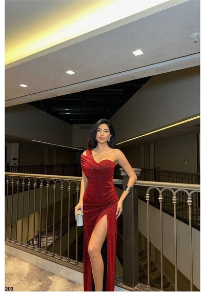 Genel Markalar Kadın Şık Model Tek Omuz Yırtmaçlı Abiye Elbise Kırmızı - 925398189 Kırmızı Genel Markalar Kadın Şık Model Tek Omuz Yırtmaçlı Abiye Elbise Kırmızı - 925398189 Kırmızı