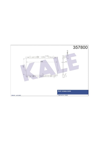 Radyatör Su Elantra 01-07 A-t Brazıng 25310-2d110