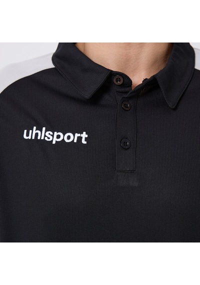 Siyah-gri Uhlsport Erkek Polo T-shirt Energy 1101801 Siyah - Gri