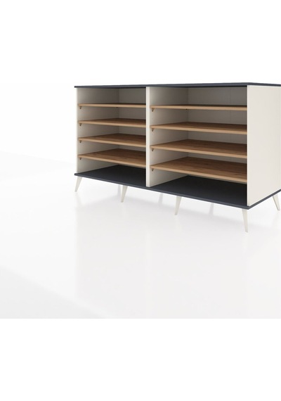 Kronos Konsol 8 Raflı 176x59x99 Aytaşı-antrasit/çam Aytaşı-antrasit/çam