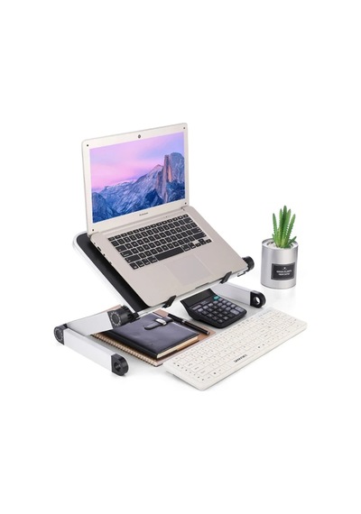 Ally Yl-805 Katlanabilir Fanlı Dizüstü Laptop Standı- 5775 Renk: Siyah
