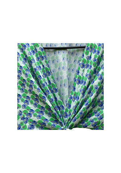 Lila Mare Çiçekli Kimono Renkli Renkli