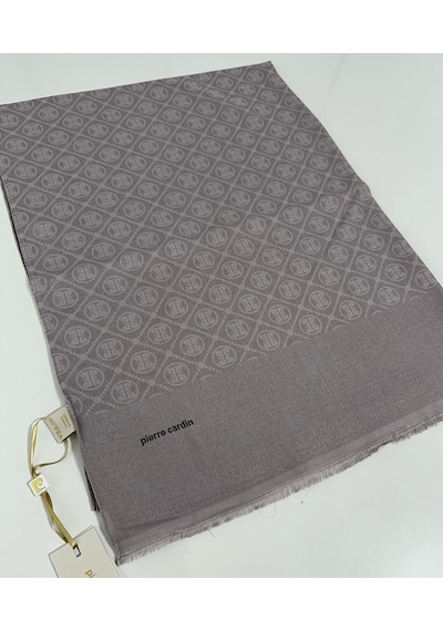 Pierre Cardin Elegans Monogram Şal-75 X 190-090700-991 Leylak Leylak