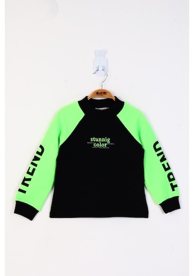 Toontoy Kız Çocuk Stunnig Collar Baskılı Sweatshirt Lacivert