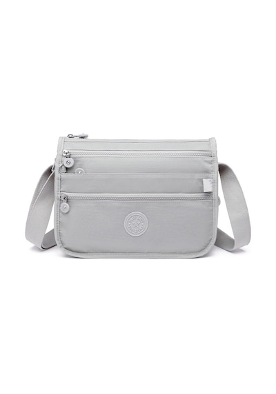 Smart Bags 1128 Krınkle Kumaş Postacı Çantası (Açık Gri) Açık Gri