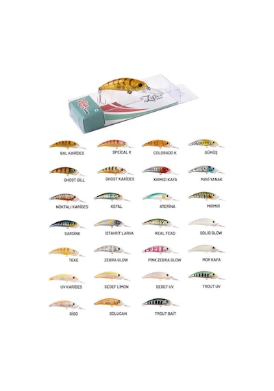 HanFish Zıpır UG 50 mm 5 gr LRF Maket Balık
