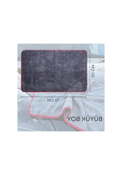 Süper Emici Mikrofiber Oto Kurulama Bezi 440 Gsm Açık Indigo