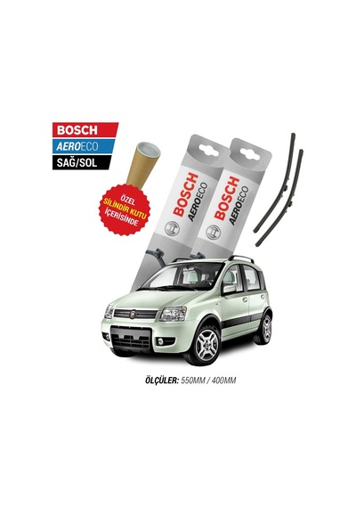 Bosch Aeroeco Fiat Panda Silecek Seti (2004-2012)