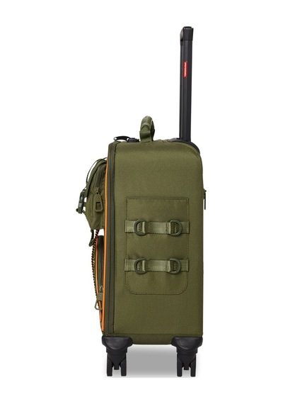 Sprayground Spec Ops Global Hawk Bagaj Çantası, Dayanıklı %100 Polyester Bavul & Valiz Haki