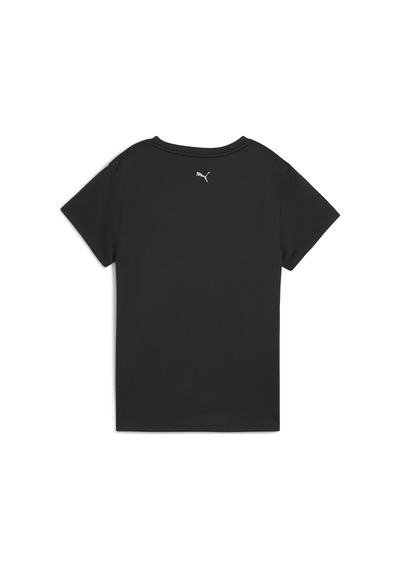 Puma 52655551 Graphics Running Slogan Tee Kadın Spor Tişört SIYAH