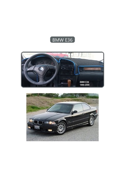 Bmw E36torpido Koruma Halısı Gri Kenar
