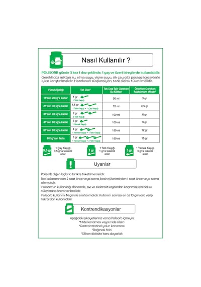 Polisorb Oral Süspansiyon 2 x 12 G